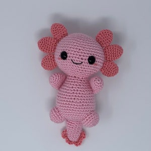 Axyl the Axolotl Plush Crochet Doll