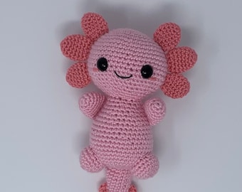 Axyl the Axolotl Plush Crochet Doll