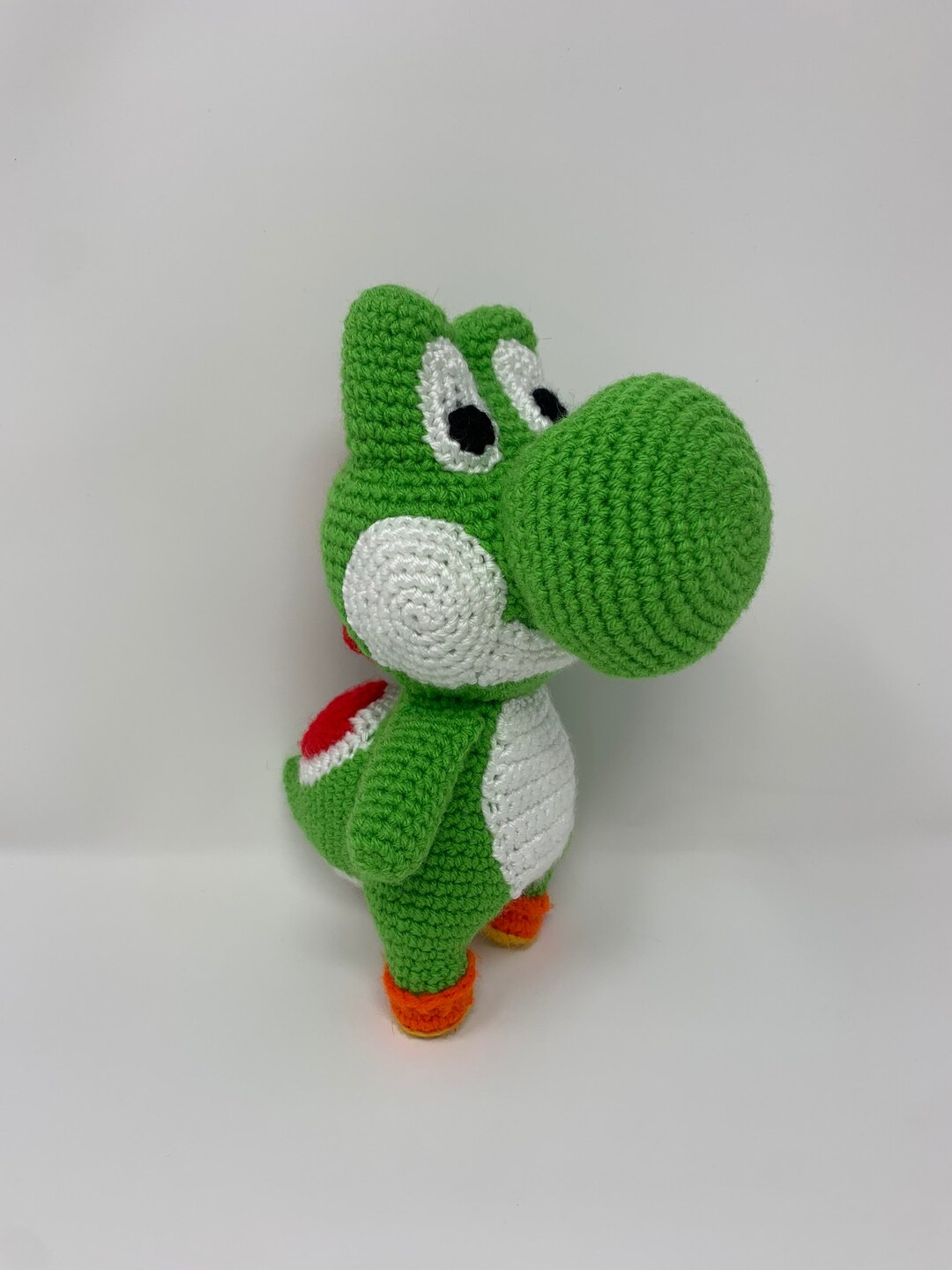 Yoshi Plush Crochet Doll Mario - Etsy