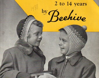 Beehive Mitts and Headwear Knitting Book             Original