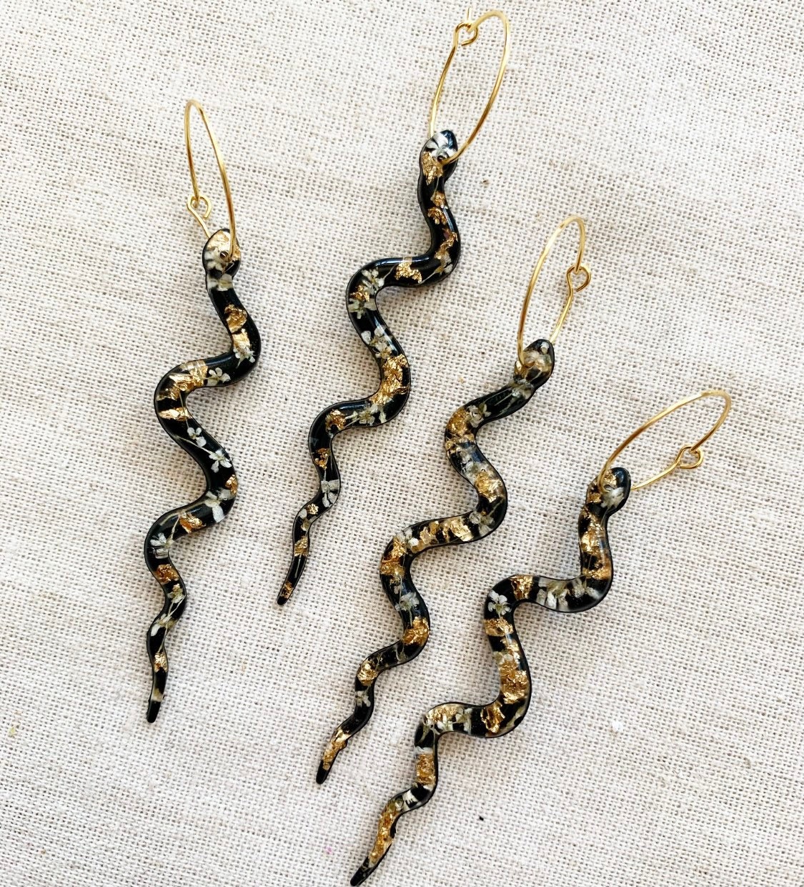 Königin Anne Spitze Schlange Harz baumeln | Etsy