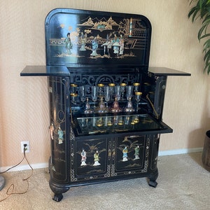 Japanese sale drinks cabinet