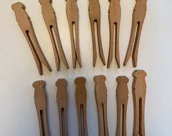 Vintage Clothes Pins - Wooden and Plastic Styles