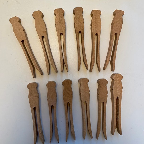 Vintage Clothes Pins - Wooden and Plastic Styles