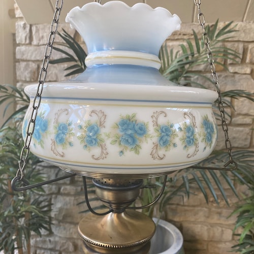 Beautiful Vintage Abigail order Adams Quoizel Style Hanging Light Fixture - Ceiling Mount Wiring