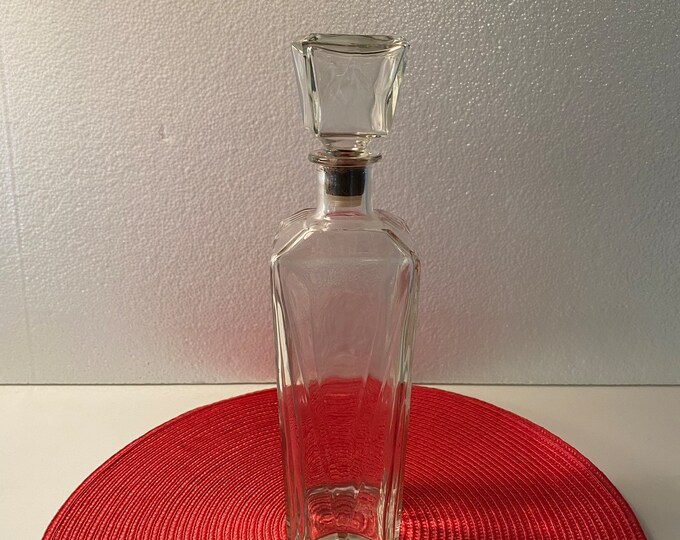 Vintage Liquor Decanter Art Deco Style Excellent Condition Etsy