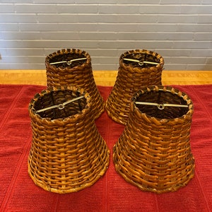 Rattan / Wicker Woven Lamp Shades - sold individually
