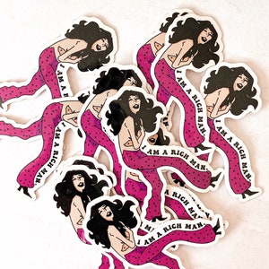 I Am a Rich Man-stickers || MINI activisme-vinylstickers