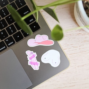 Pink Sticker-Pack || MINI Waterproof Vinyl Stickers