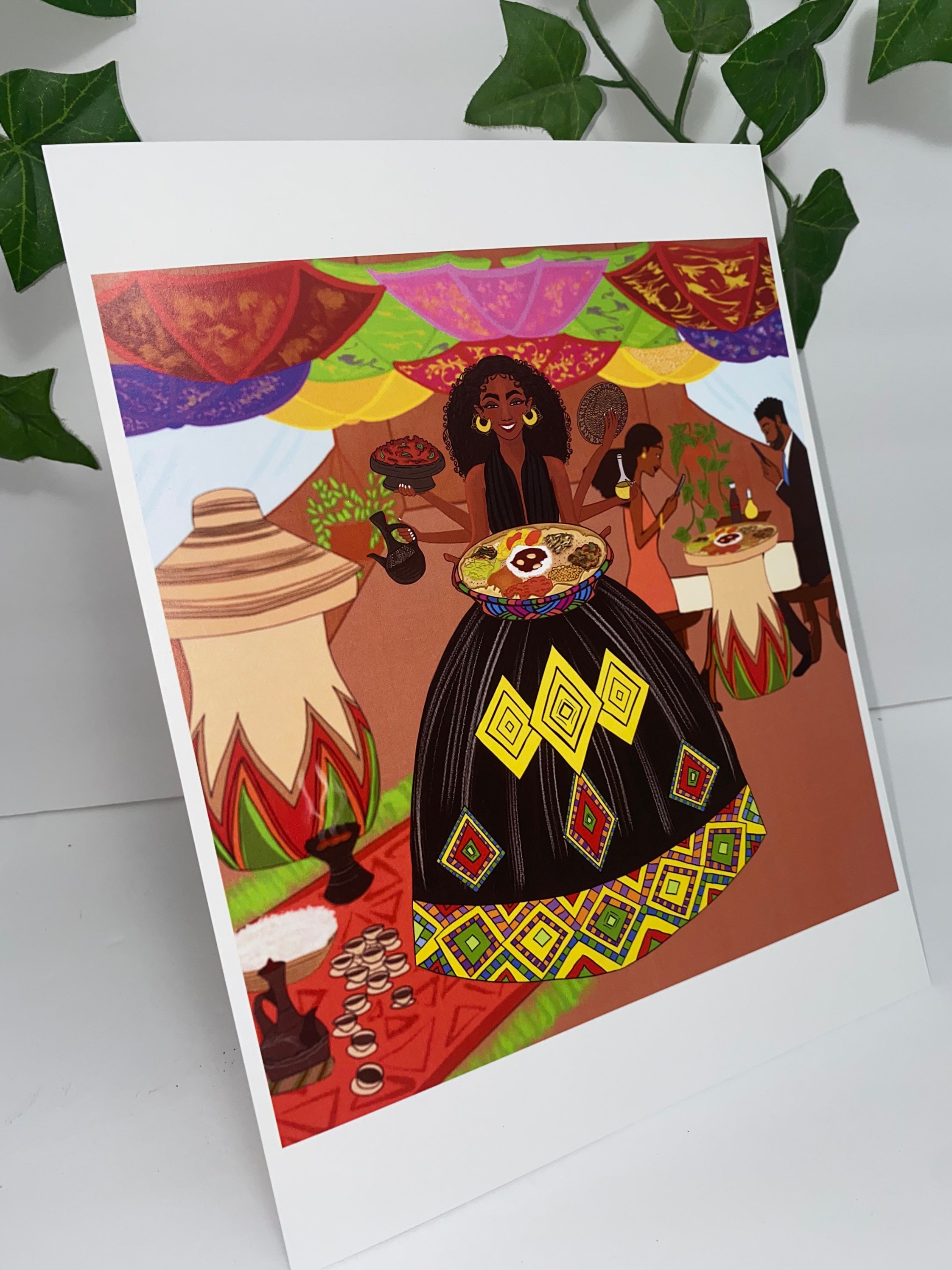Ethiopian Art / Eritrean Art / Wall Art / Ethiopian Decor / Etsy