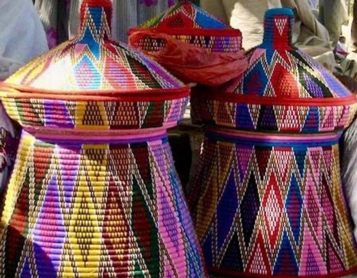 Mesob / Ethiopian Handwoven Basket / Eritrean Mesob / Large Etsy UK