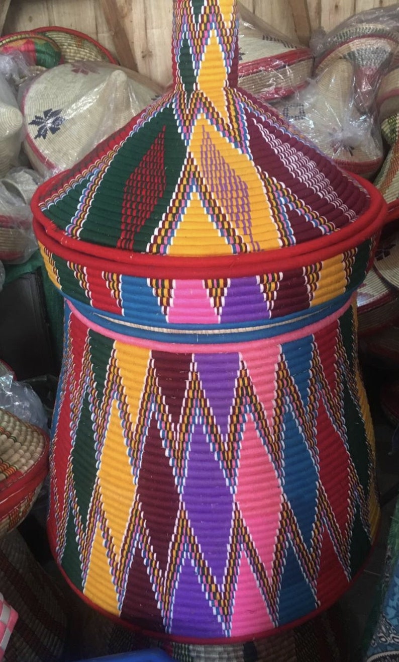 Mesob / Ethiopian Handwoven basket / Eritrean Mesob / large Etsy