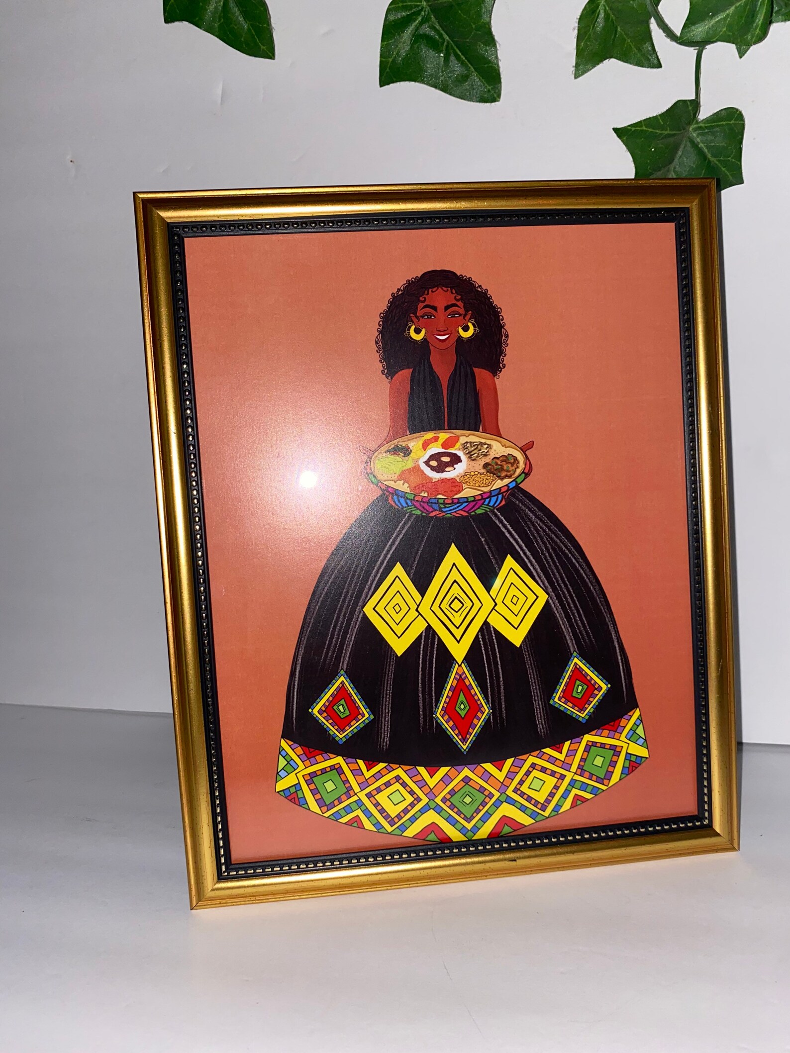 Ethiopian Art / Eritrean Art / Wall Art / Ethiopian Food / Etsy
