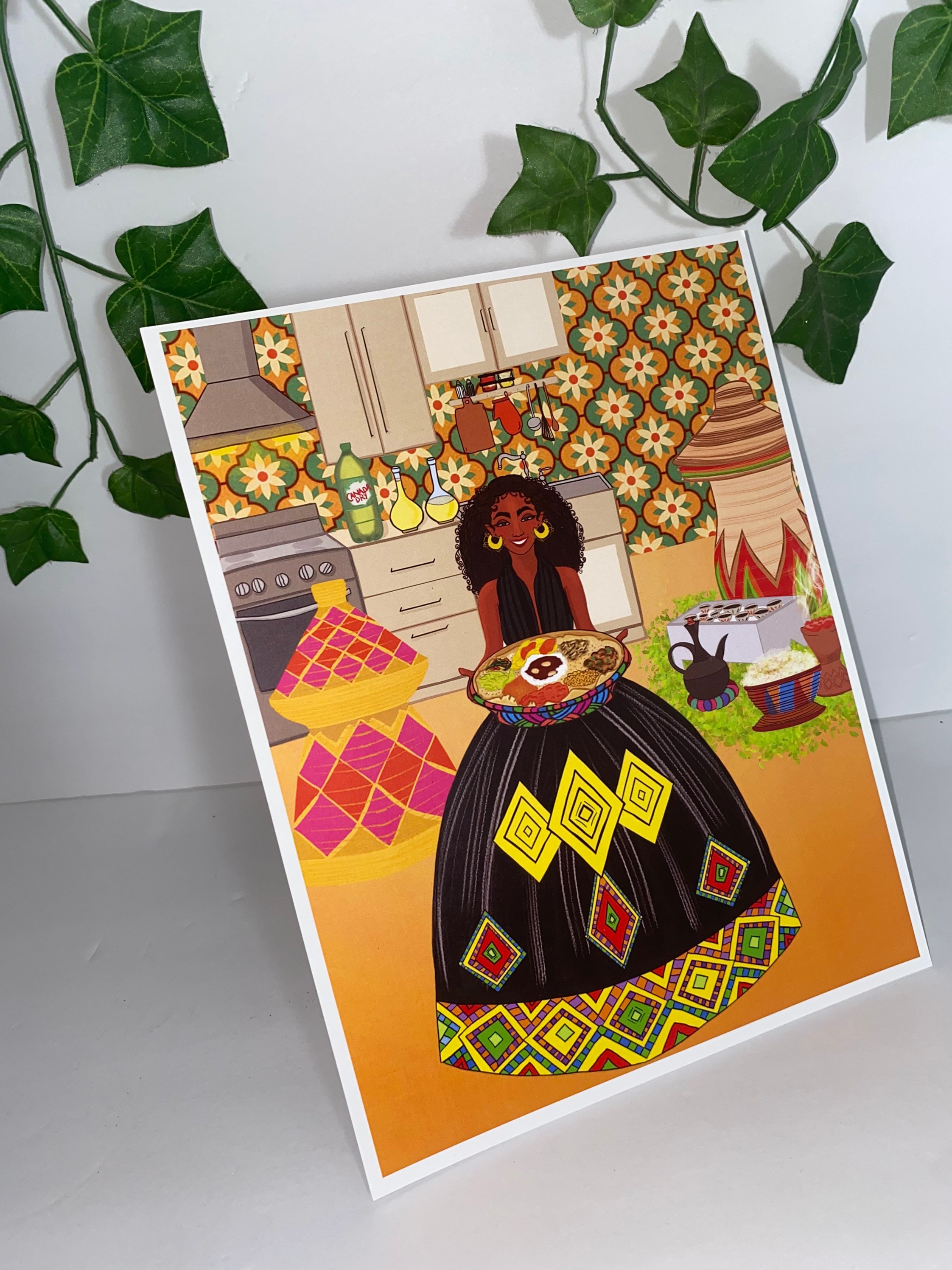 Ethiopian Art / Eritrean Art / Wall Art / Ethiopian Decor / Etsy