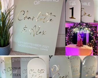 Build your Custom Wedding Signage Package today. DEPOSIT ONLY. Have all you wedding signage co-ordinated.