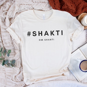 Om Shanti T-Shirt, Yoga Shirt, Hinduism Shirt, Spirituality Shirt, Goddess Shakti, Bollywood Om Shanti Om
