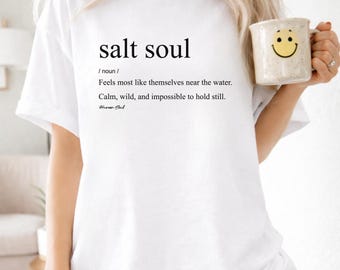 Salt Soul Definition tee | Ocean Lover Shirt | Beach Vibes Surf Tee