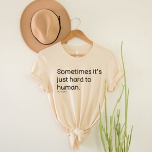 Minimalist Typography Healing T Shirt - Self Care Motivational Quote T Shirt - Aesthetic Simple Modern Retro T Shirt
