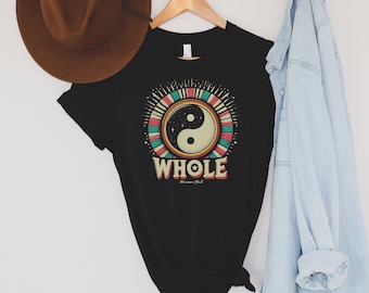 Yin Yang Cotton T-Shirt: Zen Spiritual Balance Tee