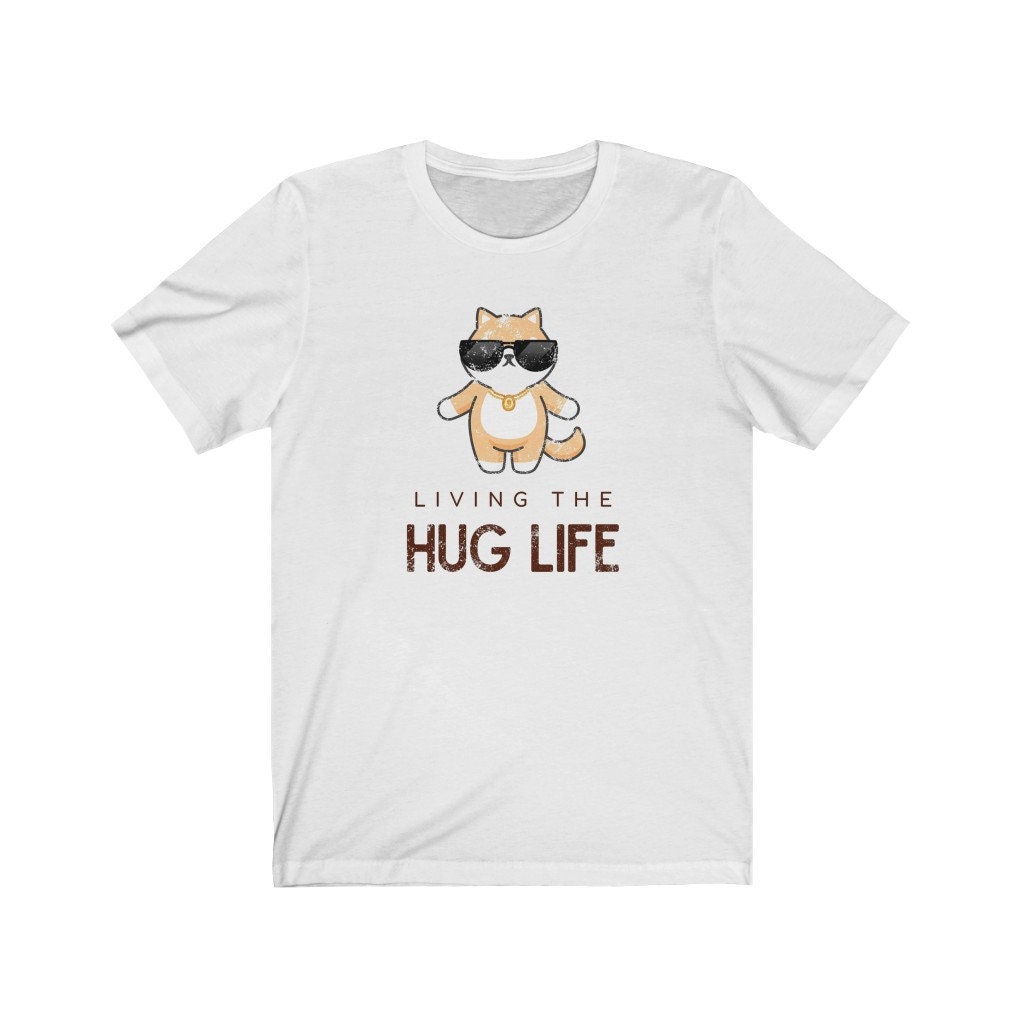 Hug Life Cat Thug Life Glasses T Shirt 