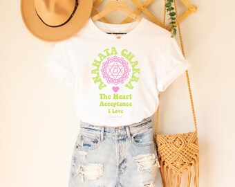 Anahata Chakra T-Shirt: Heart Chakra, Yoga Meditation Top