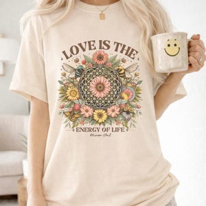 Flower of Life T-Shirt: Sacred Geometry, Boho Spiritual Tee