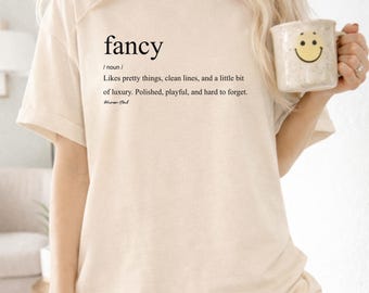 Fancy Definition Typography T-Shirt | Definition Text Tee
