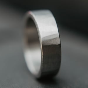 Mens Titanium Wedding Band, Titanium Ring, Mens Wedding Band, Unique Wedding Band, Handmade Wedding Band, Boho Wedding Band