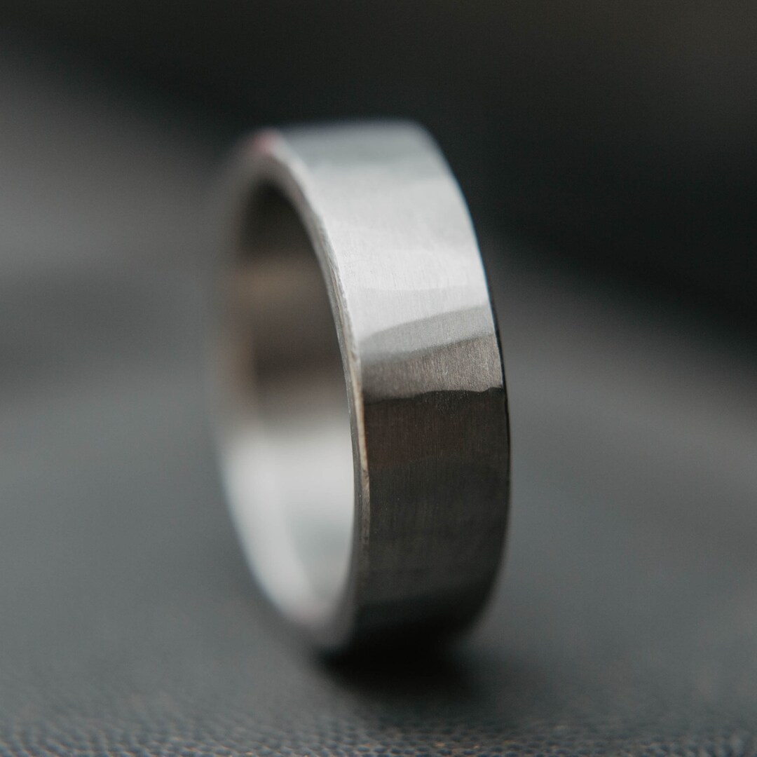 Mens Titanium Wedding Band, Titanium Ring, Mens Wedding Band, Unique Wedding Band, Handmade