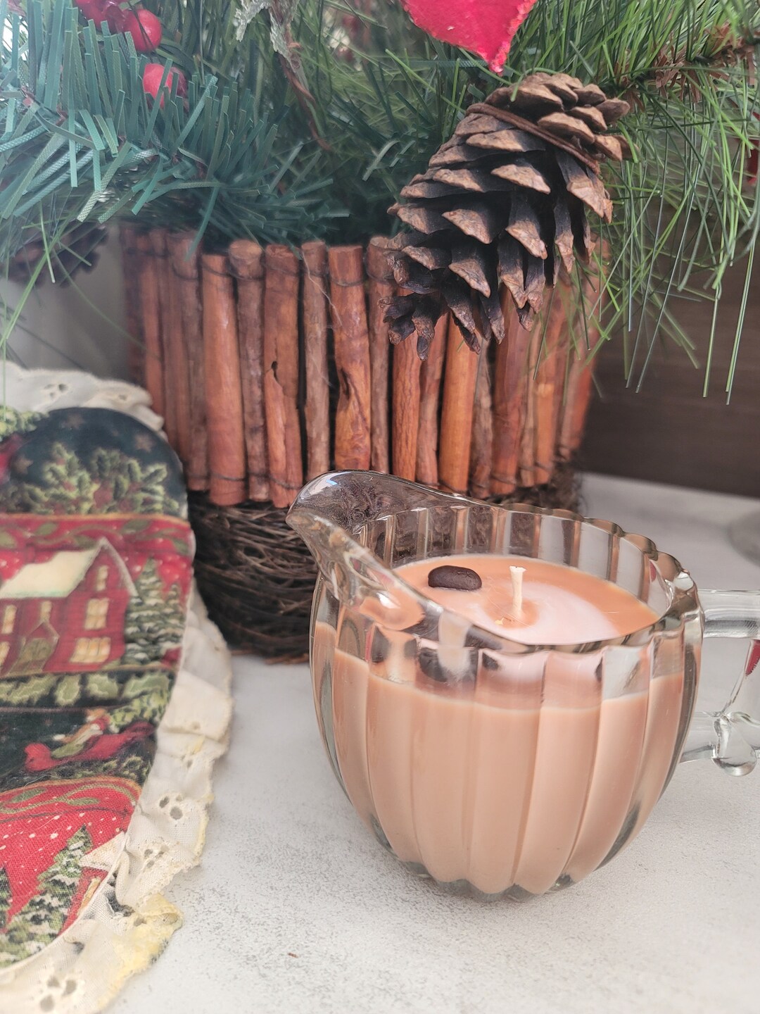 Carmel Latte Candle Etsy