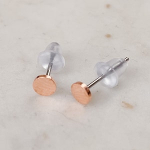 Tiny Copper Studs, Small Stud Earrings, Everyday Earrings