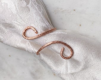 Copper Napkin Rings, Wedding Table Decor, Housewarming Gift, Rustic Napkin Rings, Wedding Napkin Holders, Set of 2, 4, 6, 8, 12 Napkin Rings