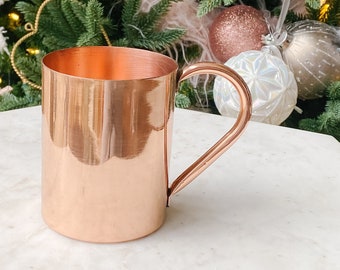 100% Pure Copper Mug, Copper Mug, Moscow Mule Copper Mug