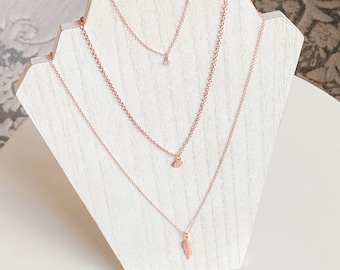 Copper Necklace, Solid Copper Adjustable Chain with Pure Copper Lobster Clasp, Copper Charm Necklace