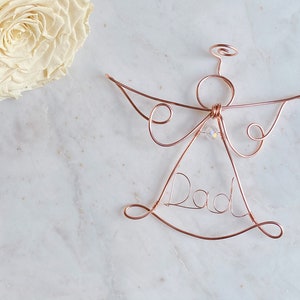 Personalized Angel Keepsake, Custom Angel Ornament, Angel Christmas Gift