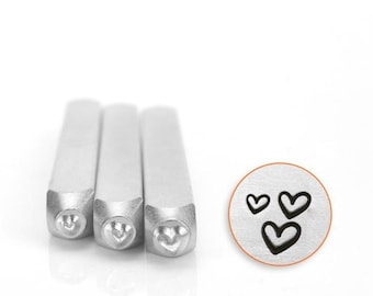 Impressart Heart Metal Stamp Pack - 3 Sizes - POPULAR!