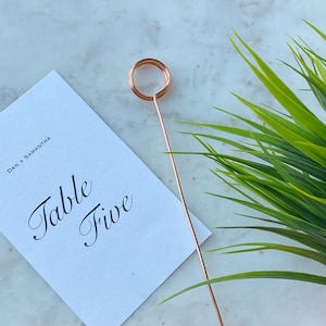 Porte-numéro de table, Porte-cartes, Porte-photo, Porte-cartes de visite, Décoration de table de mariage minimaliste