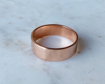 Solid Pure Copper Ring, Healing Copper Ring