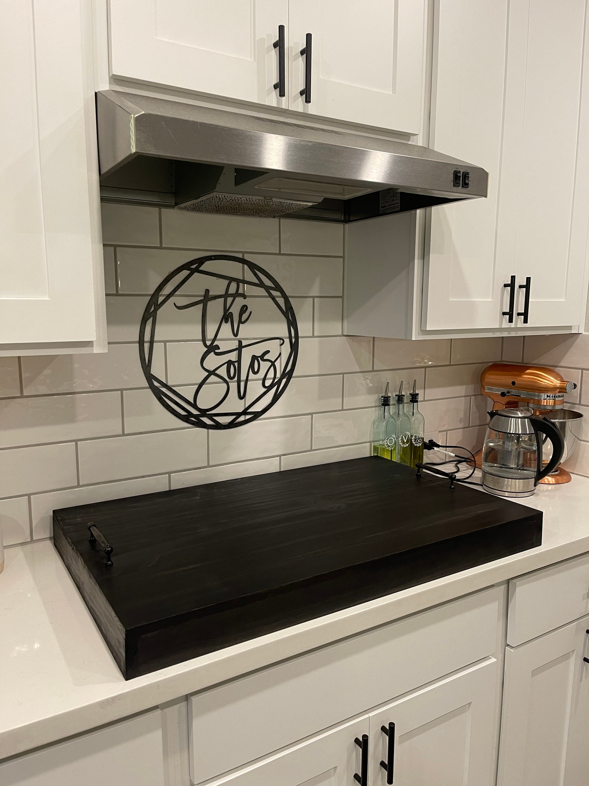 Gas / Flat Stove Top Cover Etsy