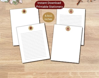 Printbaar katholiek briefpapier, 8,5 x 11 inch (21,5 x 28 cm) schrijfpapier met geloofsthema, direct te downloaden.