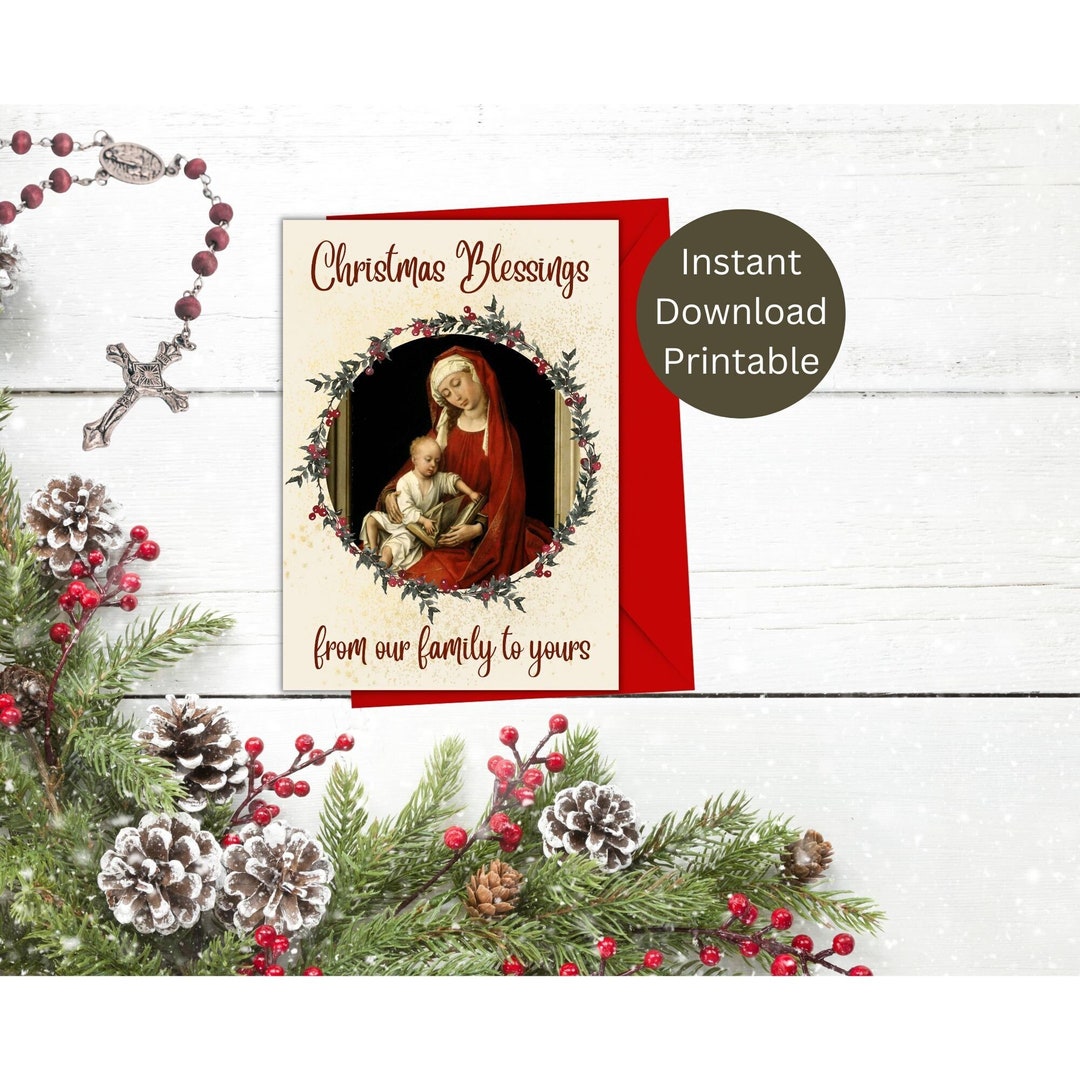 catholic-christmas-card-christmas-blessings-card-mary-and-etsy