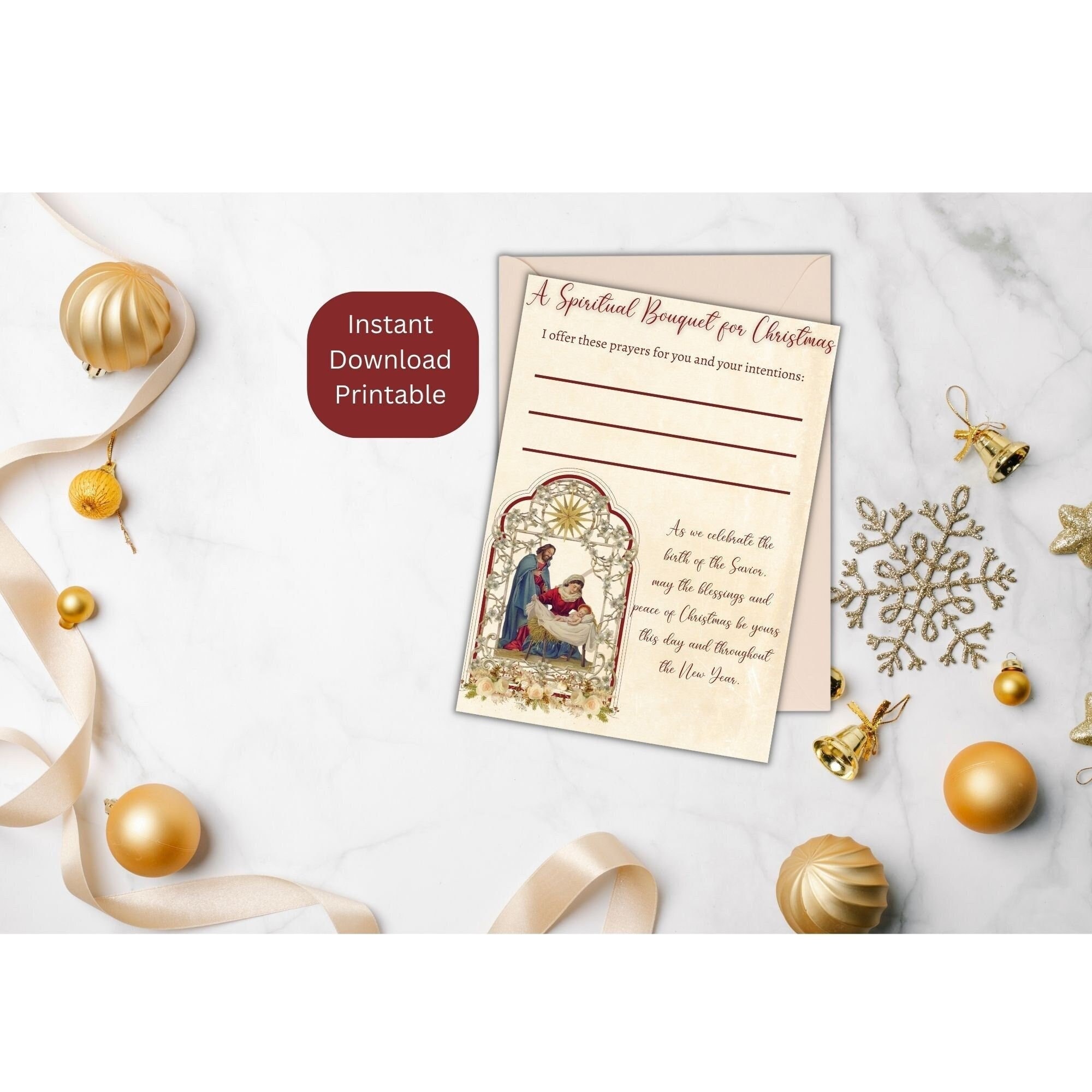 Christmas Spiritual Bouquet Card / Printable Spiritual Bouquet / Prayer Card / Christmas Gift / Catholic Card / Spiritual Card - Etsy christmas-spiritual-bouquet-card-printable-spiritual-bouquet-prayer-card-christmas-gift-catholic-card-spiritual-card-etsy