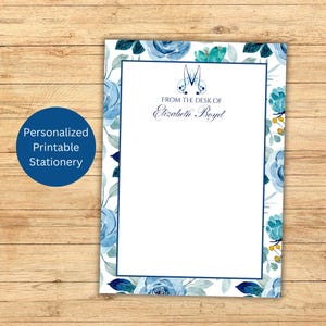 Papelería católica imprimible personalizada, membrete católico personalizado, papel para escribir de 5 x 7 pulgadas, descarga instantánea