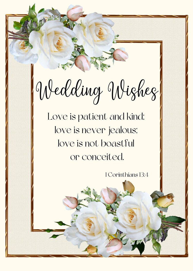 Catholic Wedding Card, Printable Card, Holy Matrimony, Sacrament of ...