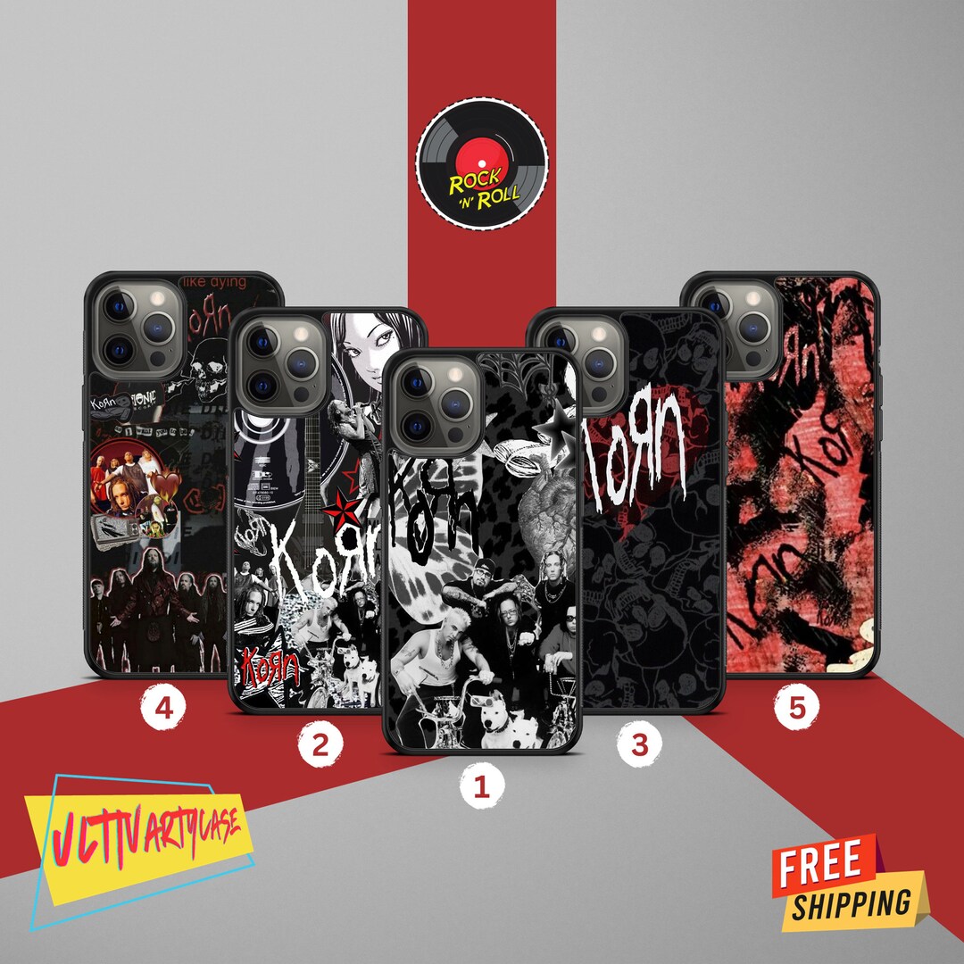 Rock and Roll Phone Case Inspired by Korn Band Rock Metal for iPhone 15