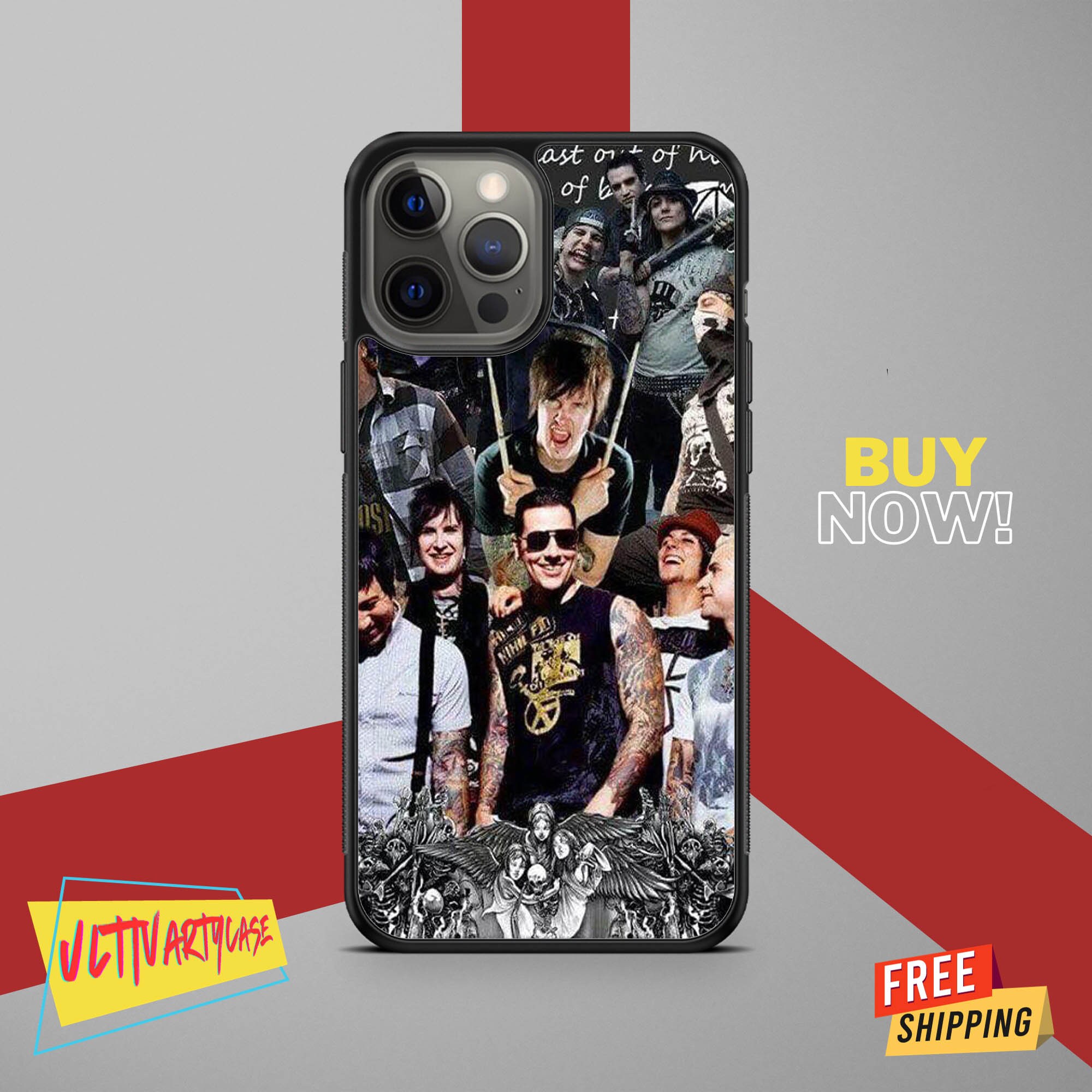 Rock and Roll Phone Case Inspired by Avenged Sevenfold Band Rock Metal