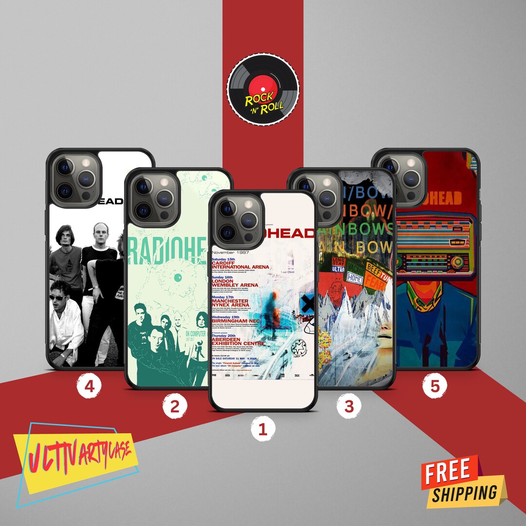 Rock and Roll Phone Case Inspired by Radiohead Band Rock Metal for