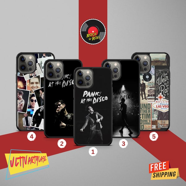 Rock and Roll Phone Case Inspired By Panic at the disco Band Rock Metal for iPhone 15 14 13 12 11 Pro Max - Samsung S23 S22 S21 Phone Case