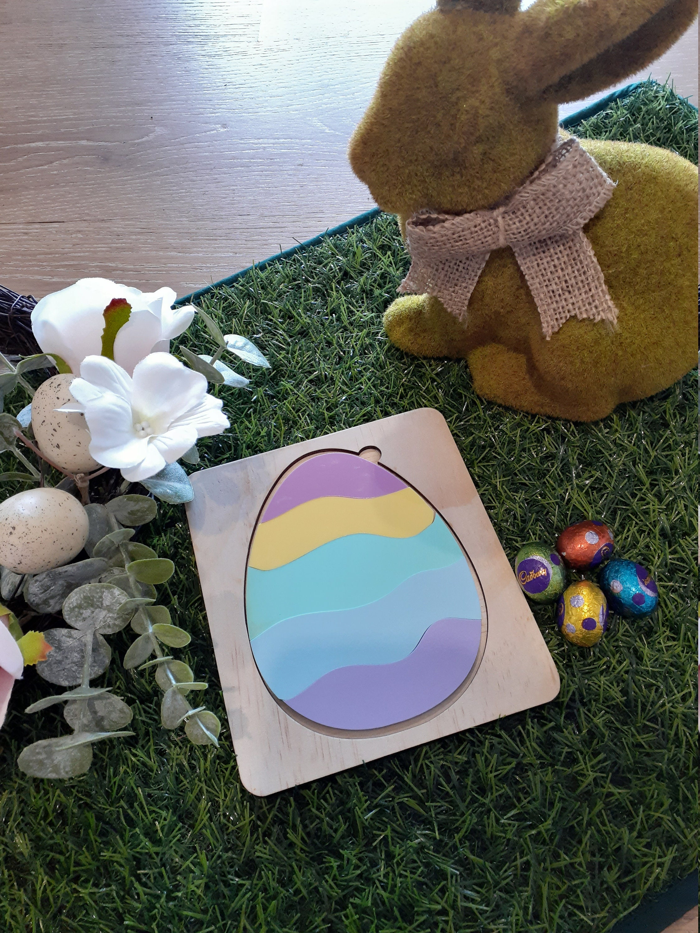 Personalised Easter Egg Puzzle Etsy Australia