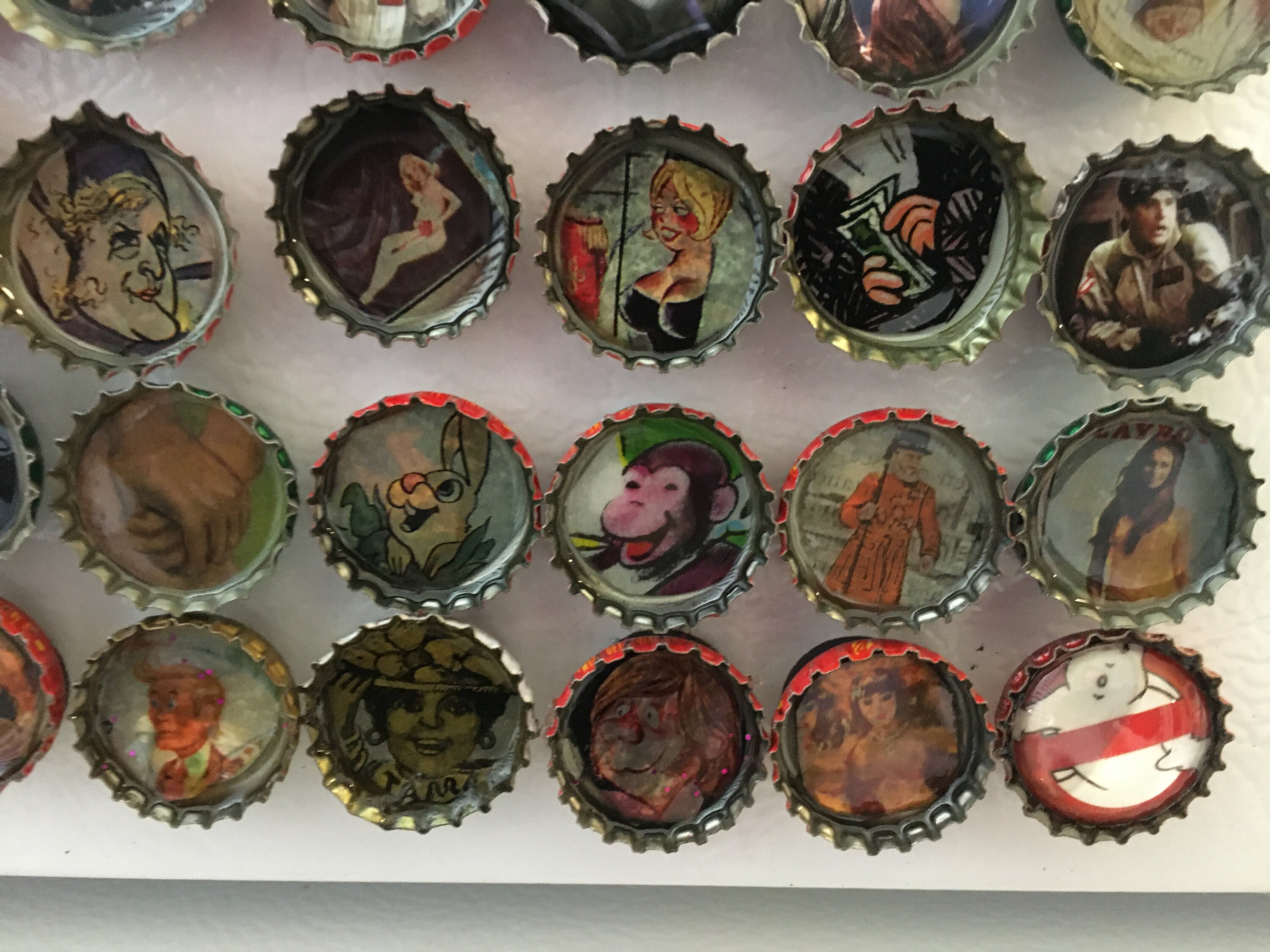 Lot of 10 Bottle Cap Fridge All One of a Kind Etsy UK